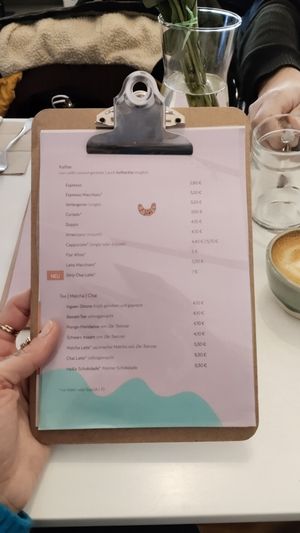 Coffee & Tea selection at Bistro Deppat in Vienna