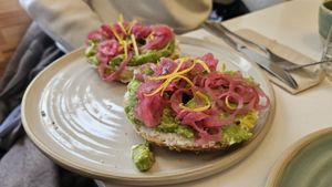 Avocado Bagel at Bistro Deppat in Vienna
