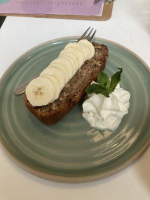 Banana bread  at Bistro Deppat in Vienna