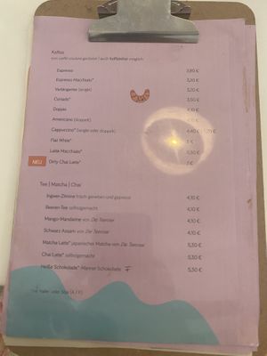 Menü  at Bistro Deppat in Vienna