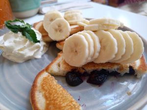 ...hidden blueberries 🫐 at Bistro Deppat in Vienna