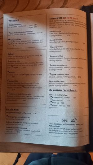 Salad and Flammbrote at Backhaus Sallenbusch - Diana Küntzle in Weingarten Baden