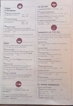 Menu page 2 (08/2025) at Backhaus Sallenbusch - Diana Küntzle in Weingarten Baden