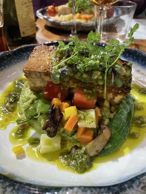 Vegetarian plate  at New Corsaire in Saint-malo