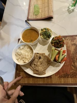   at Amrita Vegetarian Cafe in Almaty