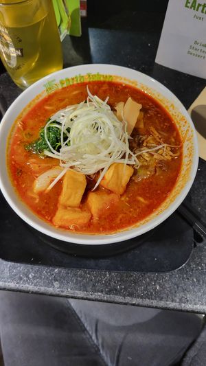 Vegan Gate to Hell Ramen 🌶 at EArth Tokyo Stuttgart Calwer - Japanese Ramen Restaurant in Stuttgart