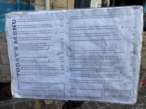 Menu  at To Peiratiko in Crete