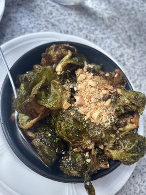 Brussel sprout side dishh  at Alpana  in Chicago