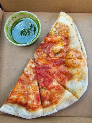 Tomato and pesto garlic bread at  Prego in East Cowes