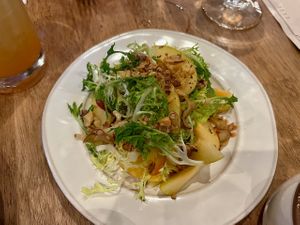 Seasonal garden salad at Bellis  in Visalia