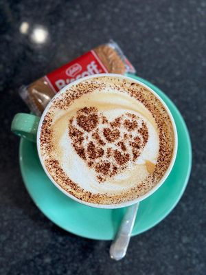 Oat, Soya,  and Coconut milk available at no no extra cost at The Old Dairy Tearoom  in Alton