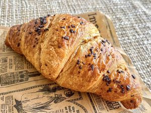 Chocolate croissant   at Mama Carmen's - Blanquerna in Mallorca