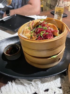 Veggie Gyoza  at Tei Sushi in San Jose Del Cabo