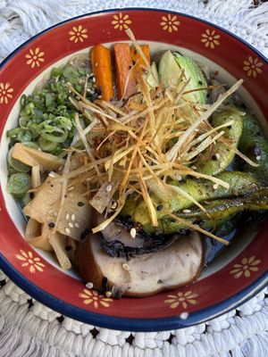 Vegan miso ramen   at Tei Sushi in San Jose Del Cabo