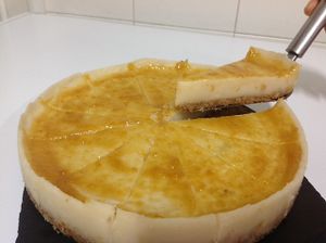 Vegan cheese cake at ECOEcoShop in Granada