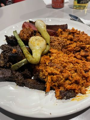 Parillada  at Veganion in Mexico City