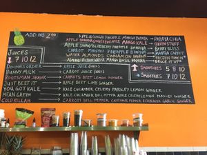 Menu at Kale Cafe Vegan Kitchen in Daytona Beach