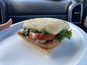 Agave Dijon chicken  at Kale Cafe Vegan Kitchen in Daytona Beach