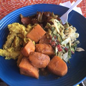 vegan value meal  at Kale Cafe Vegan Kitchen in Daytona Beach
