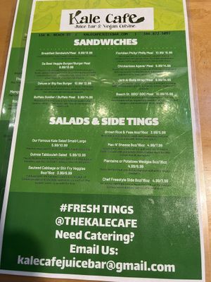   at Kale Cafe Vegan Kitchen in Daytona Beach