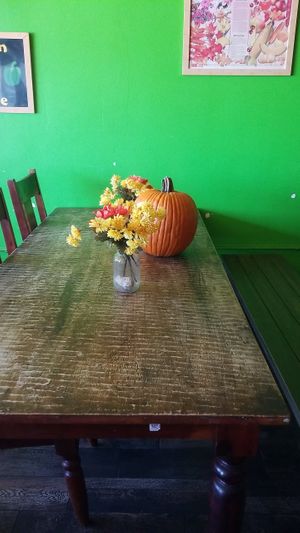 Fall decor......festive at Kale Cafe Vegan Kitchen in Daytona Beach