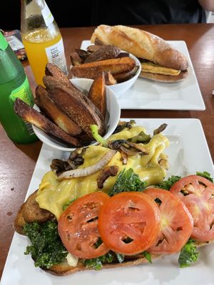 Philly and breakfast sandwich   at Kale Cafe Vegan Kitchen in Daytona Beach