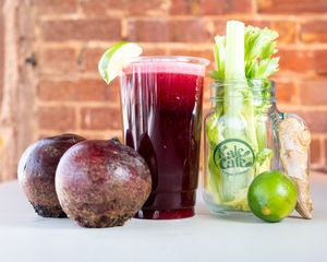 Just Beet it Juice at Kale Cafe Vegan Kitchen in Daytona Beach
