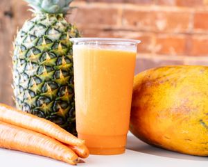 Tropical Sunrise smoothie at Kale Cafe Vegan Kitchen in Daytona Beach