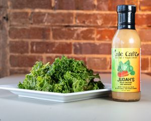 Kale Salad & Judah's Dressing at Kale Cafe Vegan Kitchen in Daytona Beach