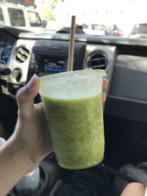 The green stuff smoothie🌿❤️ at Kale Cafe Vegan Kitchen in Daytona Beach