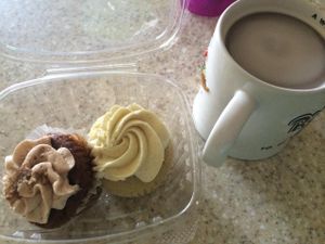 Vegan cupcakes yum
 at Kale Cafe Vegan Kitchen in Daytona Beach