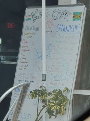 Menu at Kale Cafe Vegan Kitchen in Daytona Beach