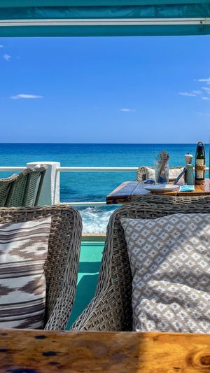 Views  at Xiringuito in Mallorca