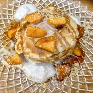 Pancakes 🌱  at MHOUSE Café Bistró in Mallorca