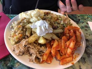 lunch at NoiBio in Perugia