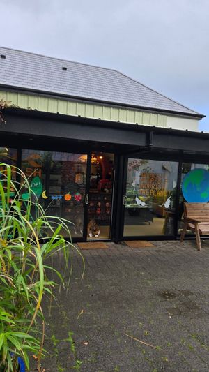Outside at Nourish Café in Dingle