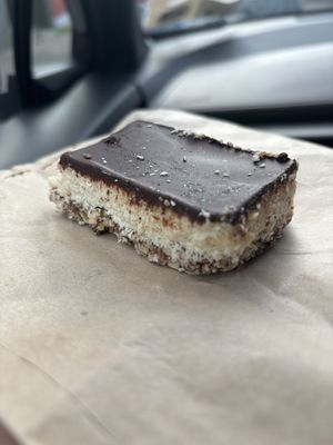 Back again Monday morning for the bounty slice - yum!   at Nourish Café in Dingle