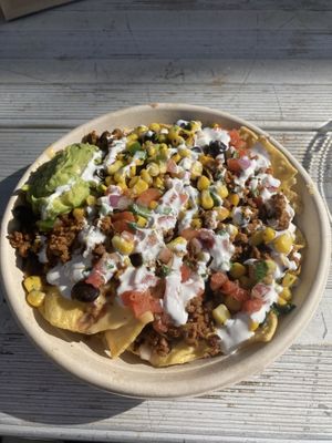 Gluten Free and amazing! Southwestern Nachos  at Veggie Grill by Next Level in Westlake Village