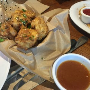 Cauliflower bites at Veggie Grill by Next Level in Westlake Village