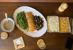 Thanksgiving feast  at Veggie Grill by Next Level in Westlake Village