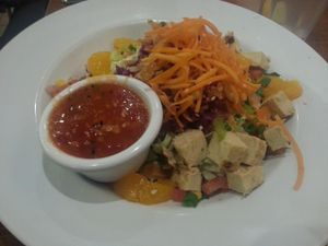 chicken salad at Veggie Grill by Next Level in Westlake Village