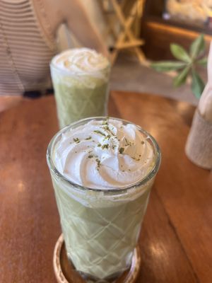 Matcha Latte Frappe   at Kem-Kon KhaoSan (เข้ม-ข้น ข้าวสาร) in Bangkok