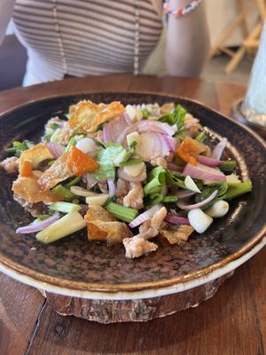 Egg salad   at Kem-Kon KhaoSan (เข้ม-ข้น ข้าวสาร) in Bangkok