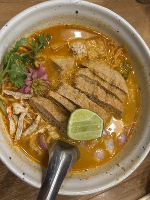 Khao Soi Chicken  at Kem-Kon KhaoSan (เข้ม-ข้น ข้าวสาร) in Bangkok
