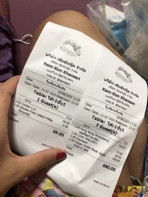 price  at Kem-Kon KhaoSan (เข้ม-ข้น ข้าวสาร) in Bangkok