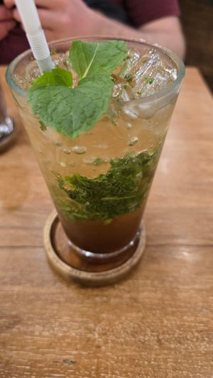 alcfree mojito at Kem-Kon KhaoSan (เข้ม-ข้น ข้าวสาร) in Bangkok
