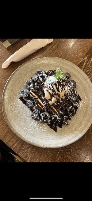 Waffle  at Kem-Kon KhaoSan (เข้ม-ข้น ข้าวสาร) in Bangkok