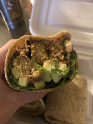 Twister wrap at Native Foods in Glendale