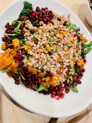 Farro and Kale Saladd  at Native Foods in Glendale