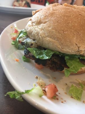 burger at Native Foods in Glendale